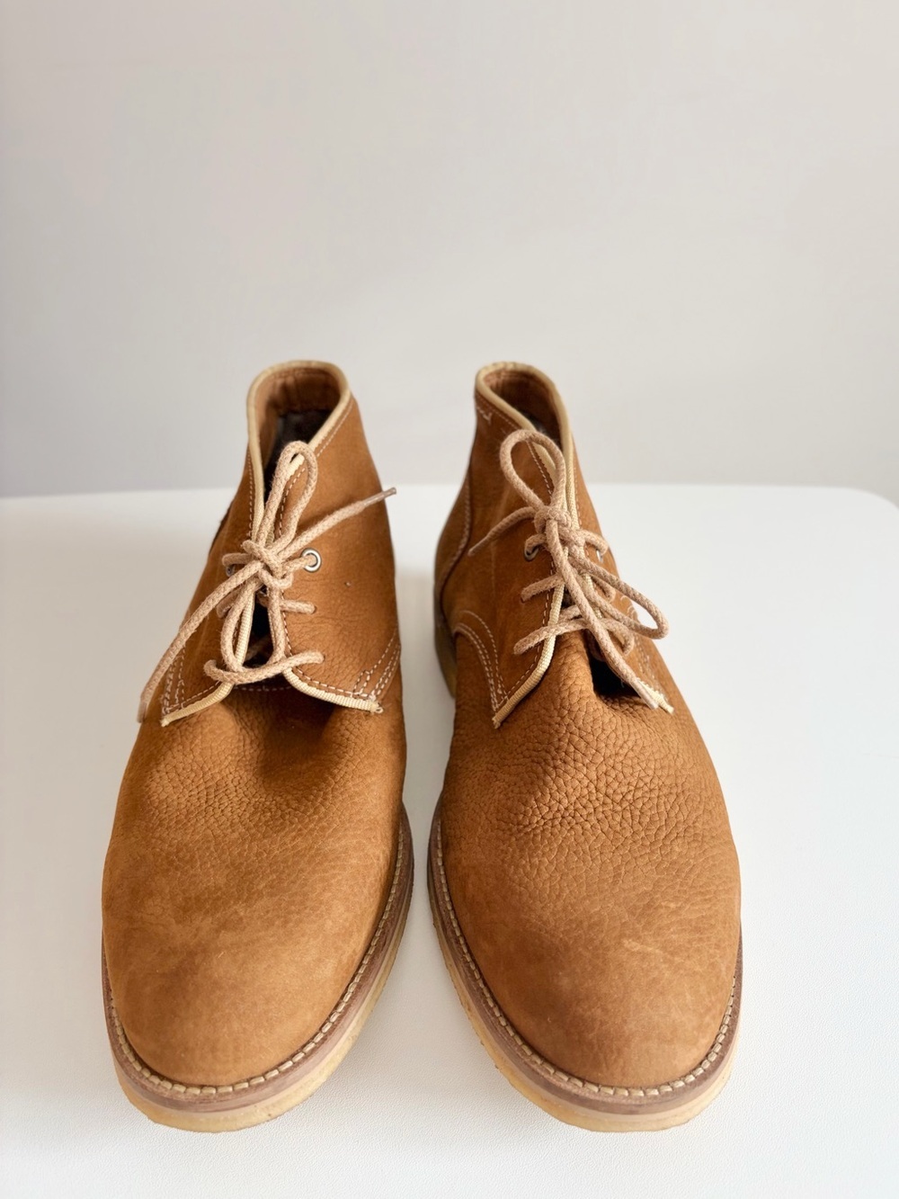 Johnston & Murphy Howell Chukka Boots Tan Nubuck Heritage Size 8M